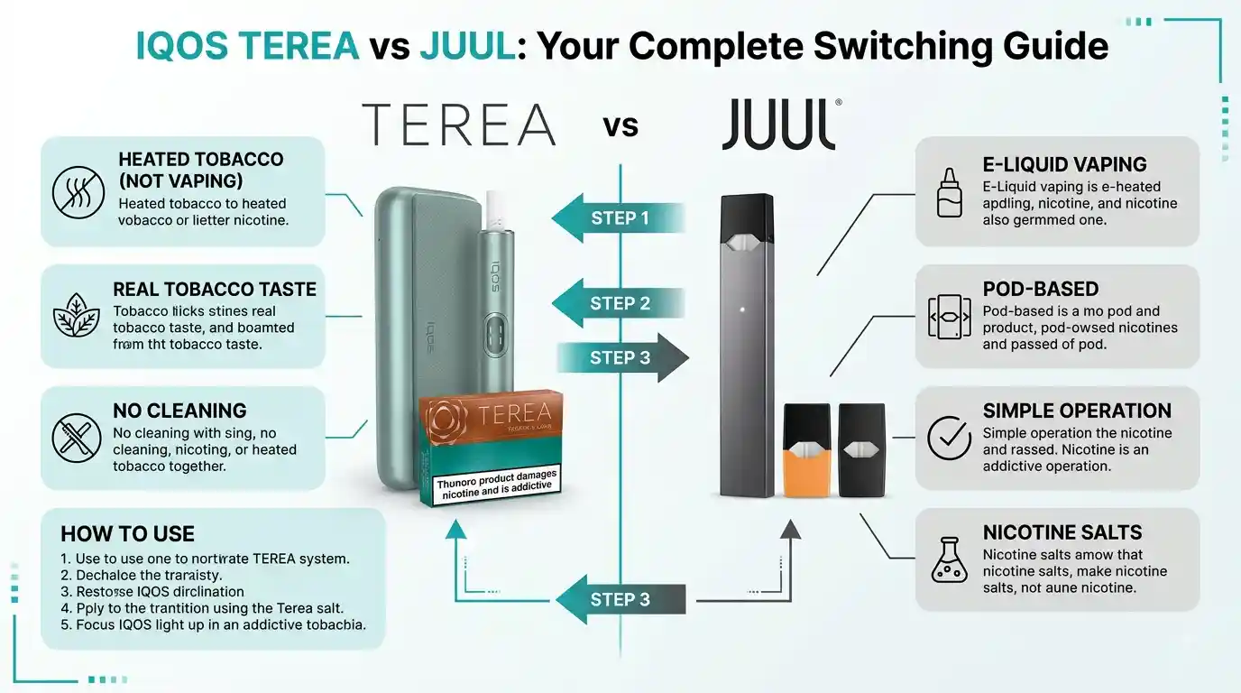 IQOS TEREA vs JUUL